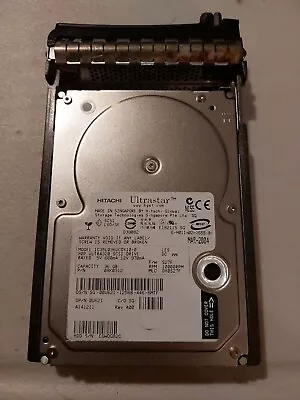 36GB Hitachi Ultrastar IC35L036UCDY10-0 08K0312 Ultra320 SCSI 80-pin SCA Drive  • £20