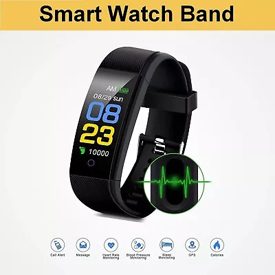 Smart Watch Band Sport Fitness Activity Tracker Kids Fit For Bit For Universal • $15.99