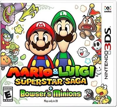 Mario & Luigi Super Star Saga + Bowser's Minions For  (Nintendo 3DS) (US IMPORT) • $93.74