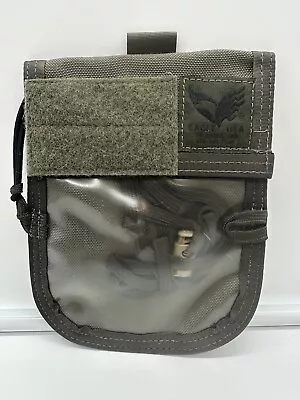 Eagle Industries Vertical Neck ID/ Badge Wallet Passport Pouch Holder OD Green • £4.82