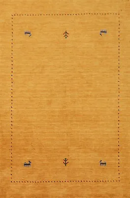 $136.50 • Buy Tribal Gabbeh Indian Area Rug 4x6 Ft. Hand-knotted Wool Carpet