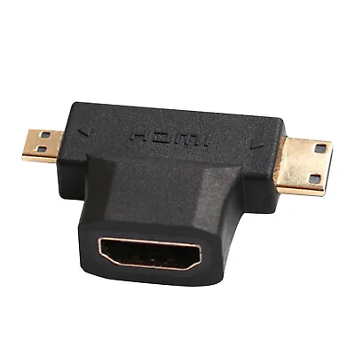 HDMI Female To Mini Micro HDMI Male Adapter Durable Replacement Parts Converter • $3.88