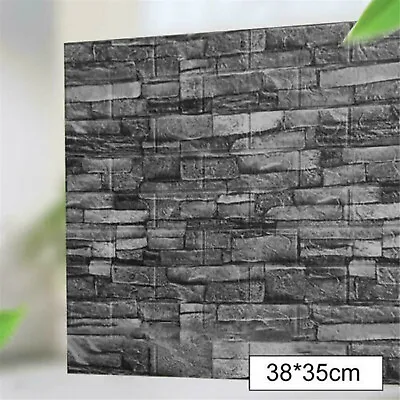 10/20pcs 3D Tile Brick Wall Sticker Self-adhesive Waterproof Foam Wallpaper AU • $15.95