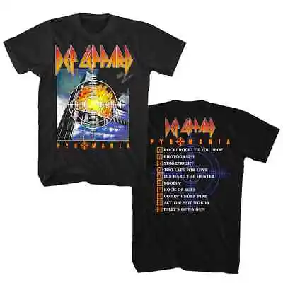 Def Leppard Pyromania Cover T-shirt Band Concert Tour Vintage Rock Fans Shirts • $26.59