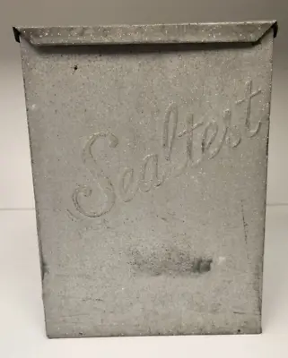 Vintage Sealtest Galvanized Metal Milk Box - Used - 12/20#59 • $30