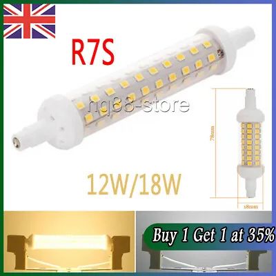 R7s LED Bulb 78mm 118mm J Type Flood Light Bulb Replace Halogen Bulbs • £4.21