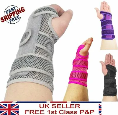 £6.95 • Buy LTG PRO Wrist Support Breathable Mesh Brace Splint Carpal Tunnel Strain Sprain