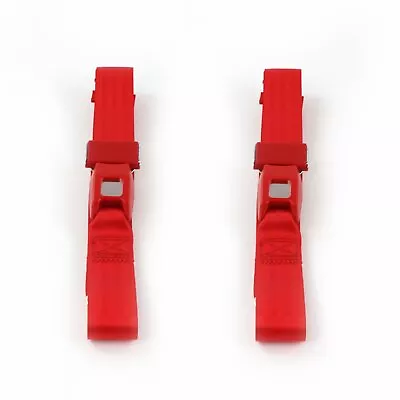 VW Type 1 1958 - 1967 Standard 2pt Red Lap Bucket Seat Belt Kit - 2 Belts Street • $36.18