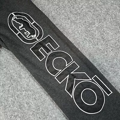 Ecko UnLimited Dark Grey Jogger Sweatpants - Size Large L - Big Logo • $14.95