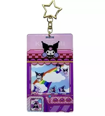 Sanrio Kuromi Gamer Magic Claw Machine Kawaii Shaker Keychain Key US SELLER • $18.99