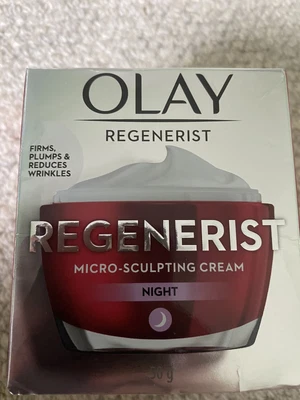 $19.90 • Buy Olay Regenerist Micro-sculpting Night Face Cream Moisturiser - 50g