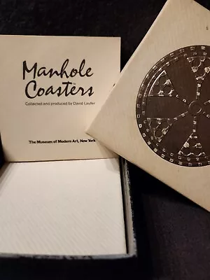 Vintage Museum Of Modern Art MOMA Manhole Coasters. Set Of 11. • $0.99