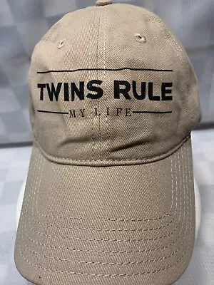 TWINS RULE My Life Adjustable Adult Baseball Ball Cap Hat • $4.98