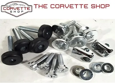 C3 Corvette Seat Hardware Repair Kit Install W/ Button 1970-1973 18 Pcs 43226 • $71.09