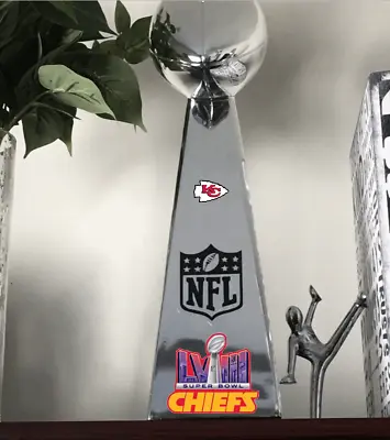 Super Bowl  Champs Kansas City Chiefs (NFL) Replica Football Lombardi Trophy • $180