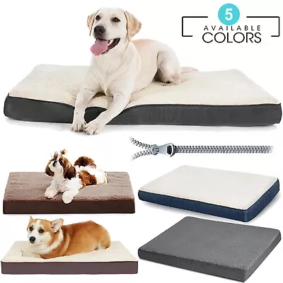 Orthopedic Dog Bed Memory Foam Pet Sofa Cushion Removable Washable Cover • $17