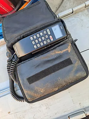 UNIDEN President Brick Vintage Mobile Cell Phone Car Bag Celluar Telephone  • $48