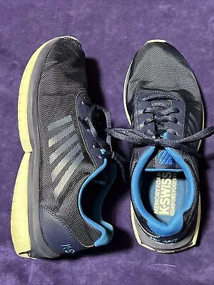 K Swiss Tubes Running Shoes Men Size 8 Blue Comfort Footbed Athletic Sneakers • $20