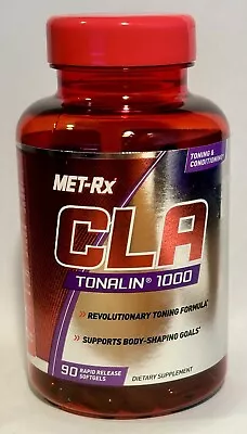 MET-Rx CLA Tonalin 1000 Supplement  90 Softgels  Exp 12/2024 • $13.95