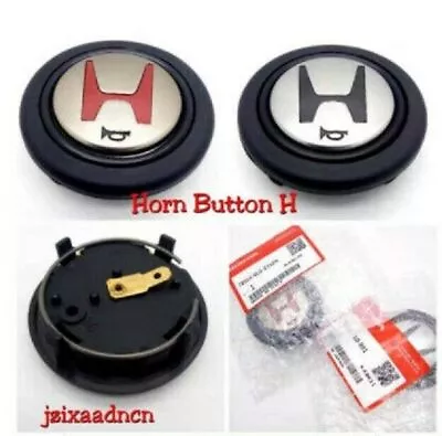Gold/Red JDM Horn Button For Momo Steering Wheel For Honda Free Shipping • $46.52