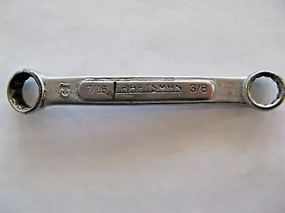 Vintage Craftsman Vanadium 7/16 X 3/8 12 Pt CI Stubby Box-End Wrench USA 🇺🇸 • $19.99