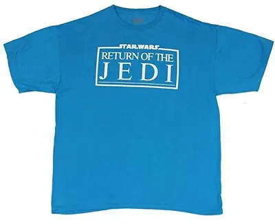Star Wars Return Of The Jedi Logo Official Licensed Turquoise T-Shirt X-Large • $14.99