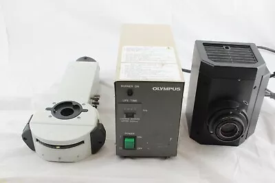 Olympus U-URA Fluorescence Attachment Cubes HBO Lamp Power Supply Microscope BX • $1999.99