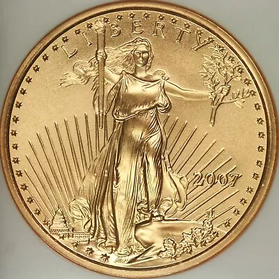 2007 $10 Quarter Ounce Gold Eagle NGC MS70 Early Releases • $950