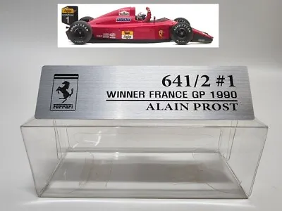 1/18 Ferrari 641/2 126C2 312B Metal Name Plate Plaque For Exoto BBR GP REPLICAS • $7.50