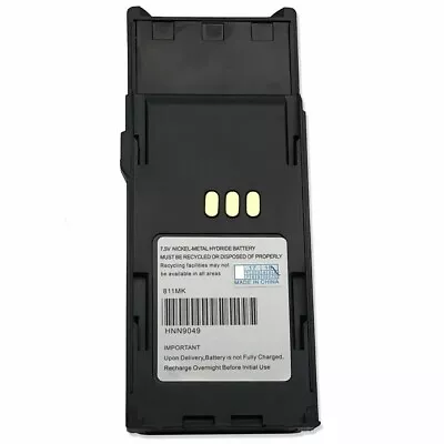 Battery For MOTOROLA Radius P1225 LS Radio HNN9049A HNN9050 HNN9050A HNN9051A • $26.99