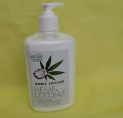 Body Lotion Hemp & Coconut Natural Therapy 16.9 Oz Softens & Moisturizes  • $14.99