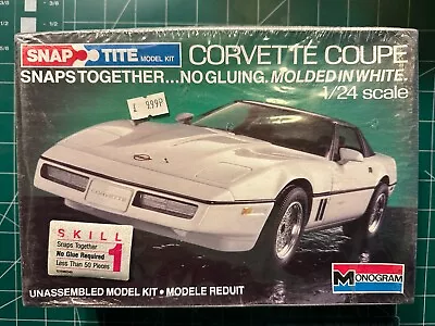 Vintage Monogram Snap Tite Corvette Coupe 1985 Sealed • $18