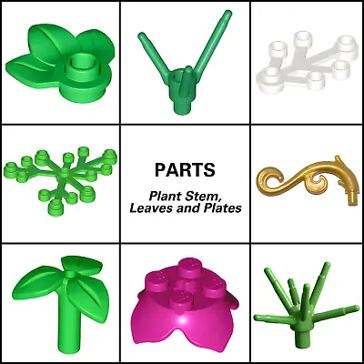 LEGO Plants Collection - Plant Stem Leaves Plate & More! • $1.68