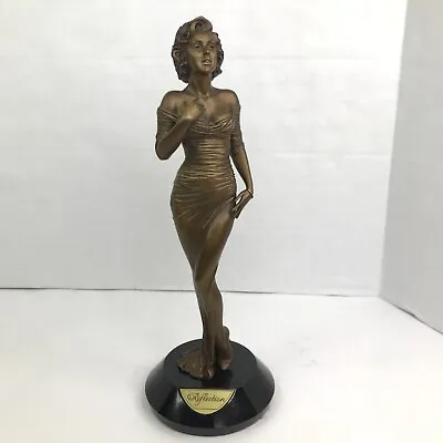 Estate Of Marilyn Monroe Reflection Bronze Statue Franklin Mint Ltd. Ed 423/9500 • $195