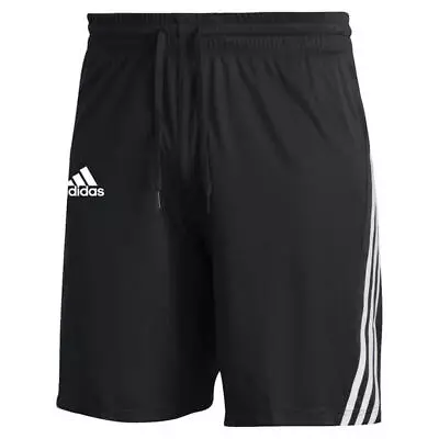 Adidas Men's Aeroready Logo Three Stripe Training Shorts Black Blue Gray XL L M • $21.97