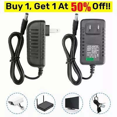 $5.99 • Buy AC 100-240V To DC 12V 2A Power Supply Adapter Charger For LED Light Strip CCTV