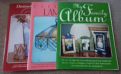 3pc Walrus Publications Stained Glass Pattern Book Lot • $14.95