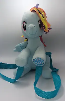 2014 Rainbow Dash My Little Pony Stuffed Animal Backpack With Pocket • $26.25