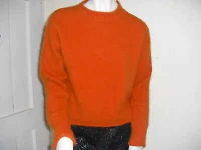 Vintage **wallis**angora Sweater In Bright Orange • $24.87