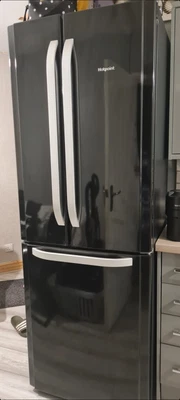 £420 • Buy Hotpoint Ffu3dk1 60/40 Total No Frost Fridge Freezer - Black - F Rated