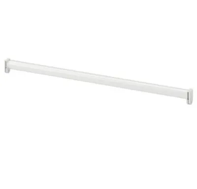 Ikea HJÄLPA/HJALPA  Adjustable Clothes Rails White 60-100 Cm • £9.75