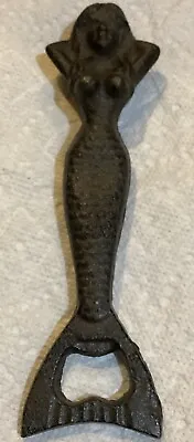 Mermaid Bottle Opener HeavyCast Iron Nautical / Rustic Antique Style 7  • $12