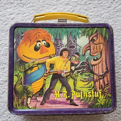 H.R. Pufnstuf Metal Lunchbox: Stunning Vintage Relic From 1970 ~ Krofft Aladdin • $75