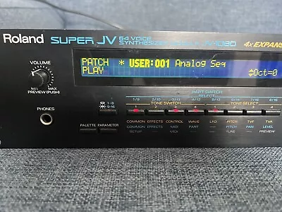 Roland Super JV 64 Voice Synthesiser Module JV-1080 4x Exp PLUS Hip Hop Card • $750