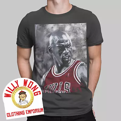 Michael Jordan T Shirt Street Fashion USA Movie Bulls TV Winner Basketball Icon • £10.23