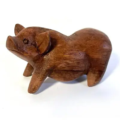 £16 • Buy WOODEN HAND CARVED PIG ORNAMENT| Chinese Year Of The PIG
