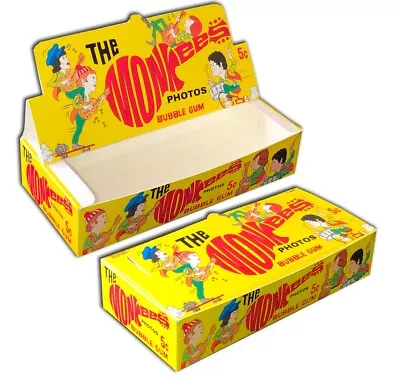 THE MONKEES (Series 1) GUM CARD Display BOX (BOX ONLY!) • $18