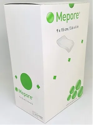 Mepore Adhesive Dressings 9 X 15cm Box Of 50 - New Pharmacy Dressing UK • £14.99