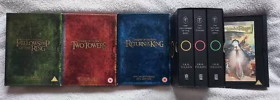 Lord Of The Rings Trilogy Special Extended Edition DVD + BOOK + ANIMATED BUNDLE • £9.99