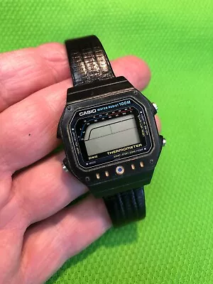 Vintage CASIO 515 TS-1200 Thermometer WRIST WATCH For PARTS/REPAIR • $49